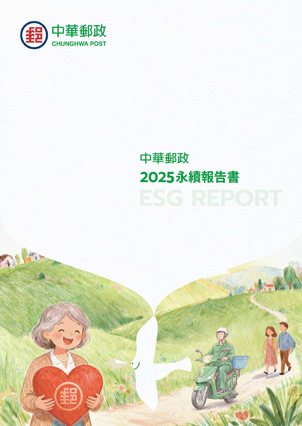 中華郵政2025永續報告書封面